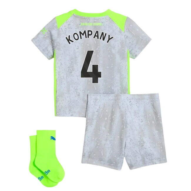 Officially Licensed Man City Kompany 4 2025 2025-2026 Man City Thir...