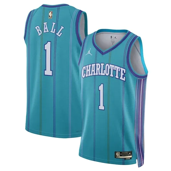 Durable LaMelo Ball CHA Swingman Jersey - Team Colors - Fan Favorite