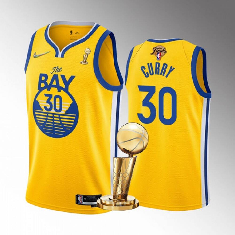 Official Jersey Golden State Warriors Stephen Curry30 Yellow -