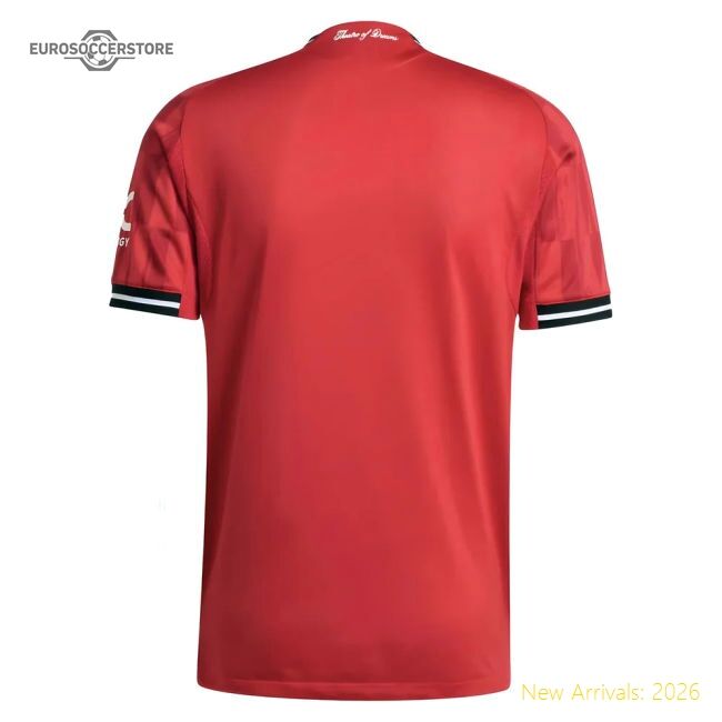 Authentic 2025-2026 Man Utd Authentic Home Shirt - Premium Quality