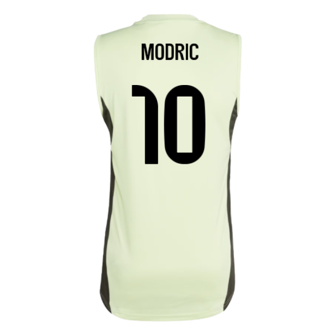 2025-2026 Real Madrid Sleeveless Training Jersey (almost Lime) (mod