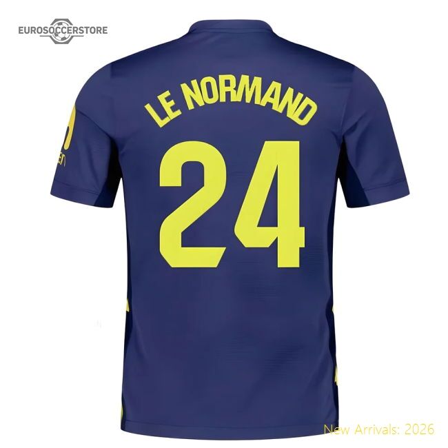 Premium Atletico Madrid Away Le Normand Jersey 2025-2026 Quick-dry