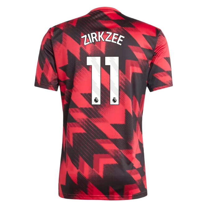 2025-2026 Man Utd Pre-Match Shirt (Red) (Zirkzee 11) (Fan Favorite)