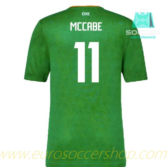 2024-25 Collection Replica Ireland Home Football Shirt (McCabe 11)