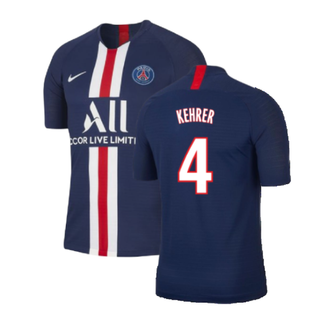 Die-hard Psg Home Nike Vaporknit Shirt Mint S Kehrer #4 Elite Perf...