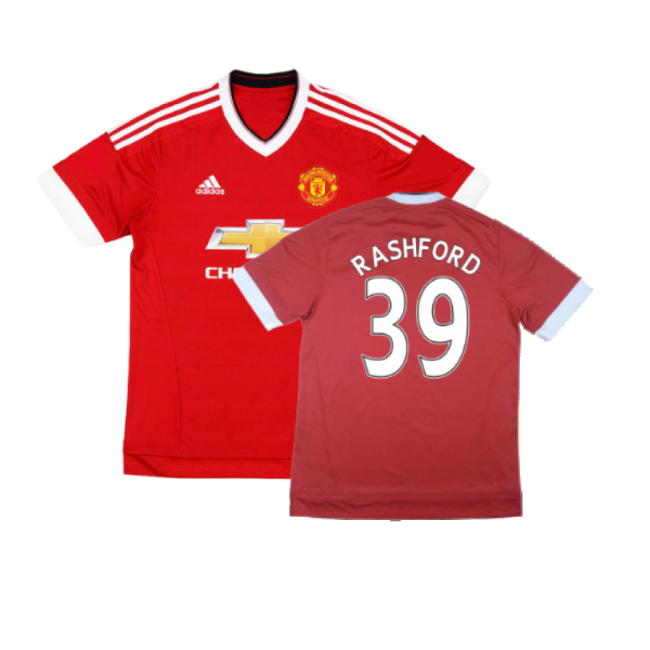Manchester United 2015-16 Home Shirt (Excellent) (Rashford 39)