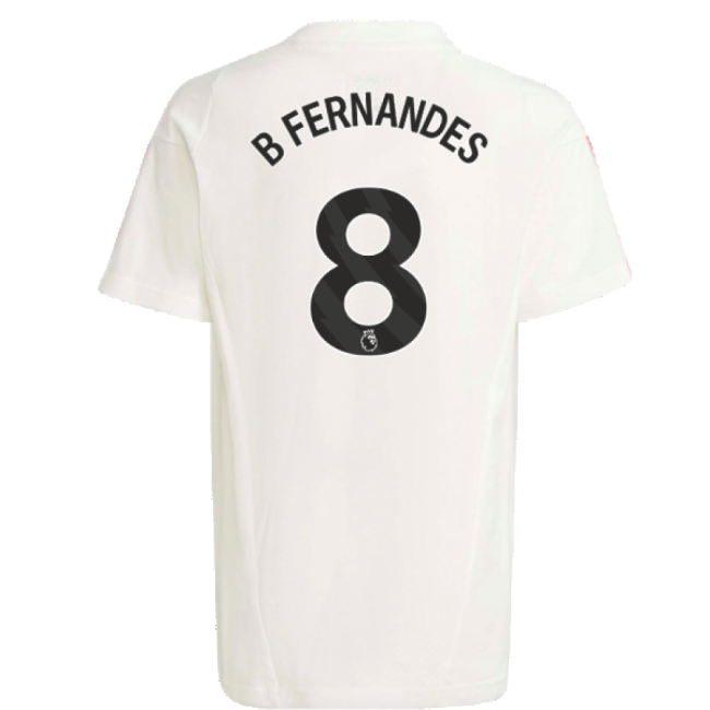 Great Deal Man Utd Fernandes 8 2023-2024 Man Utd Training Tee (Whit...