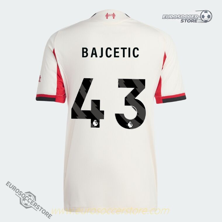 Away Jersey for Liverpool: BAJCETIC 43 (Player Version) 25-26 Season