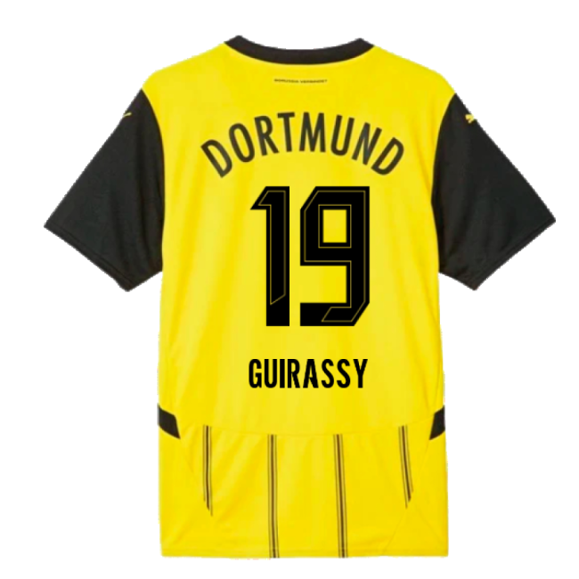 2024-2025 BVB Home Best Value Shirt (Guirassy 19) Antibacterial