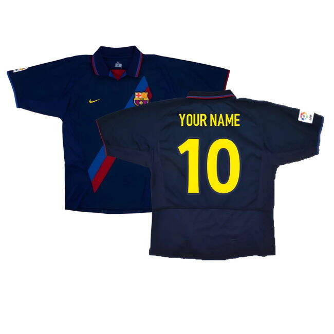 Barcelona 2003-04 Third Shirt ((Very Good) XXL) (Your Name)