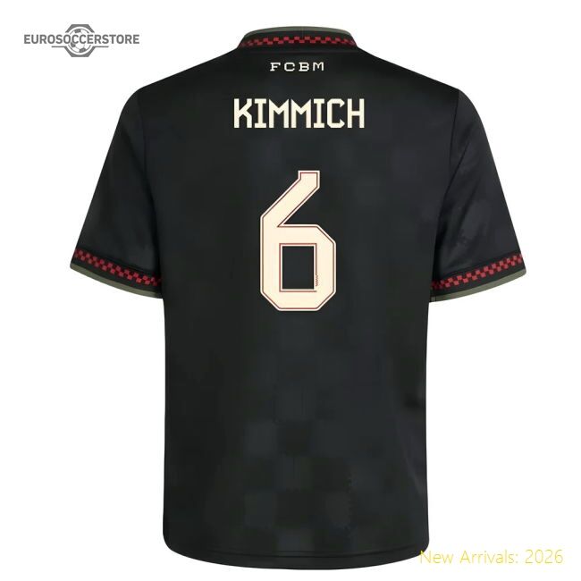 Elite 2025-2026 Bayern Munich Alternative Jersey (kids) (kimmich 6)