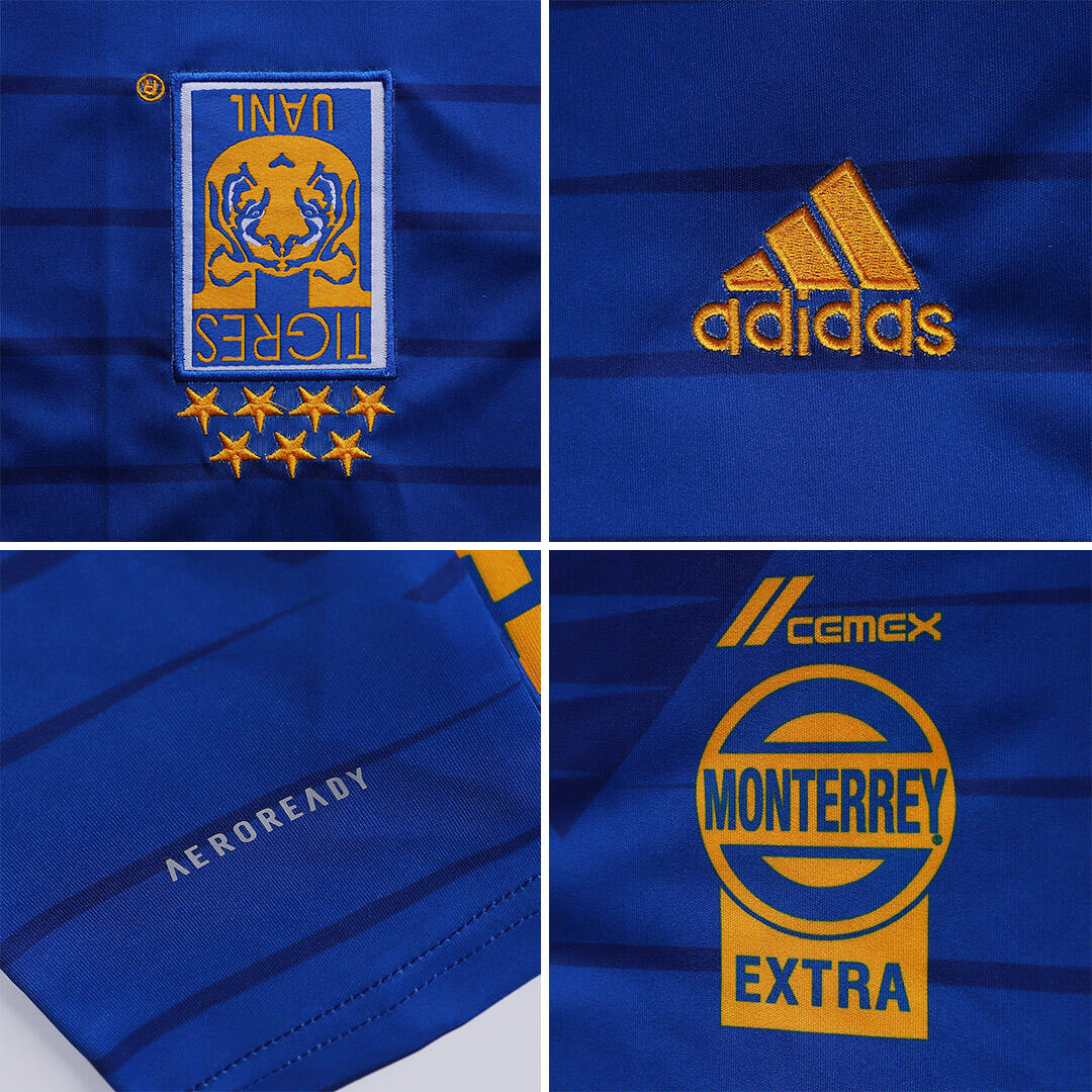 20-21 Tigres UANL Away Blue Soccer Jersey Shirt - Official Replica