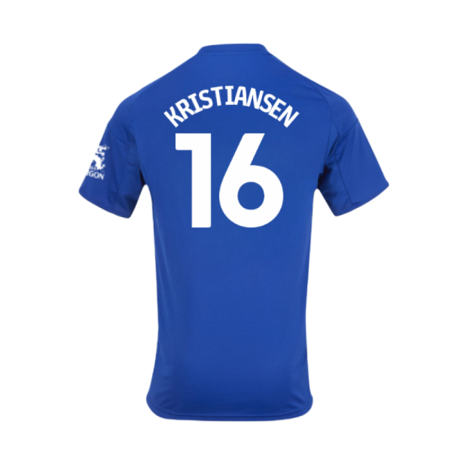2025-2026 Leicester City Home Shirt (Kristiansen 16) - game day