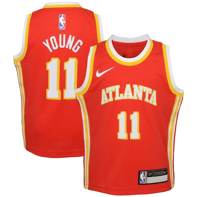Trae Young ATL Swingman Jersey - exclusive swingman-jersey - Red