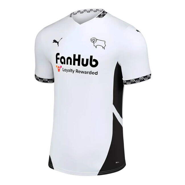 Women's 2024-2025 Derby County Home Shirt (Mendez Laing 14)