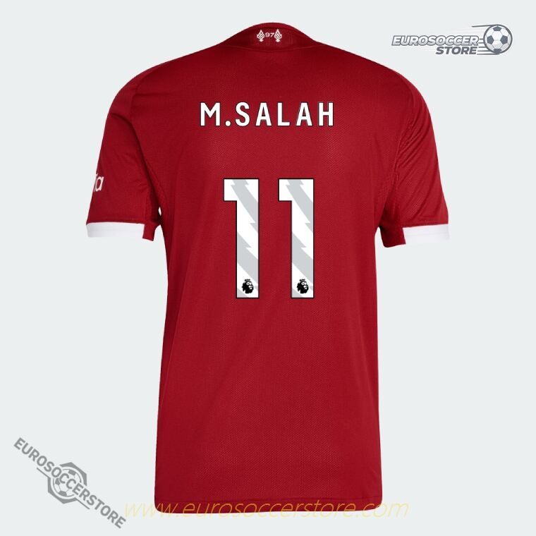 M.SALAH's 11th Liverpool Home Jersey for the 25-26 Season (Player Edition)