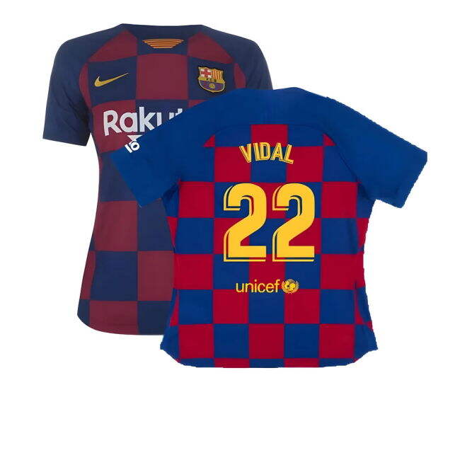 Barcelona 2019-20 Womens Home Shirt (Vaporkit) ((Excellent) S) (VID...