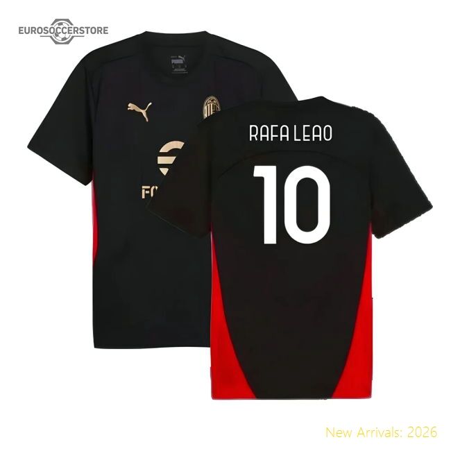 Authentic Training Ac Milan Rafa Leao Jersey 2024-2025 Comfortable
