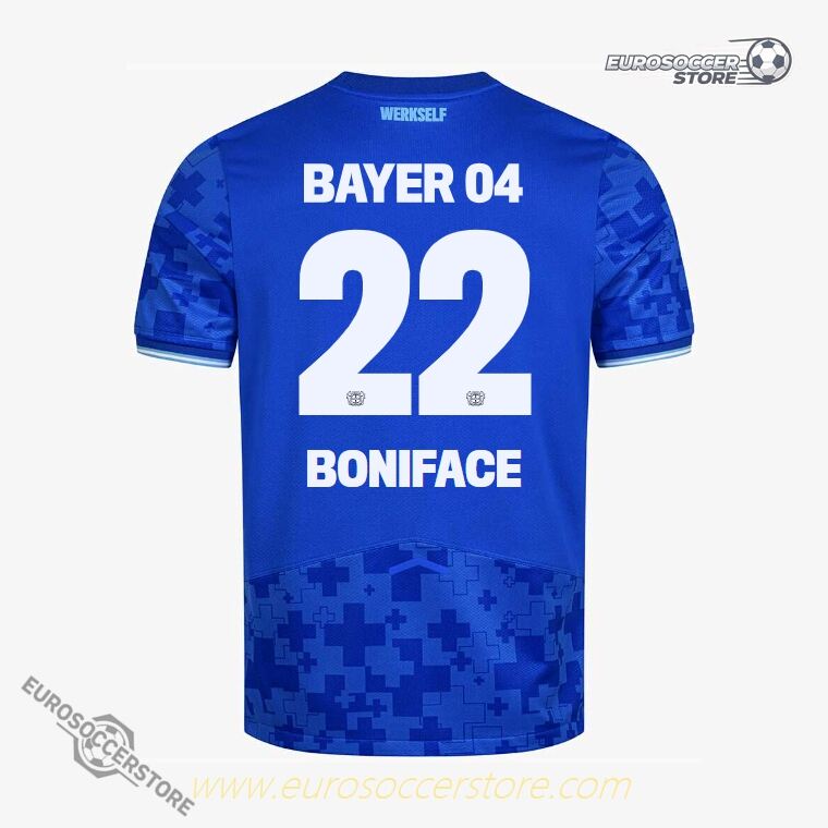 Bayer 04 Leverkusen BONIFACE 22 Third Football Jersey 25-26 Season