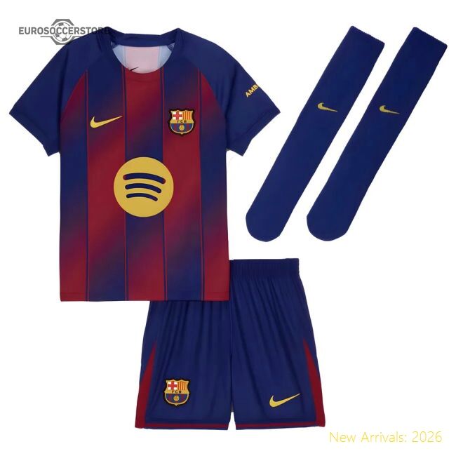 First-class Barcelona Home Jersey 2025-2026 Moisture-wicking