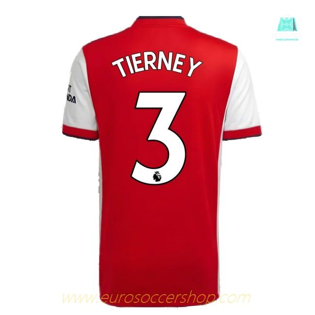 Arsenal 2021-2022 Home Shirt (TIERNEY 3)