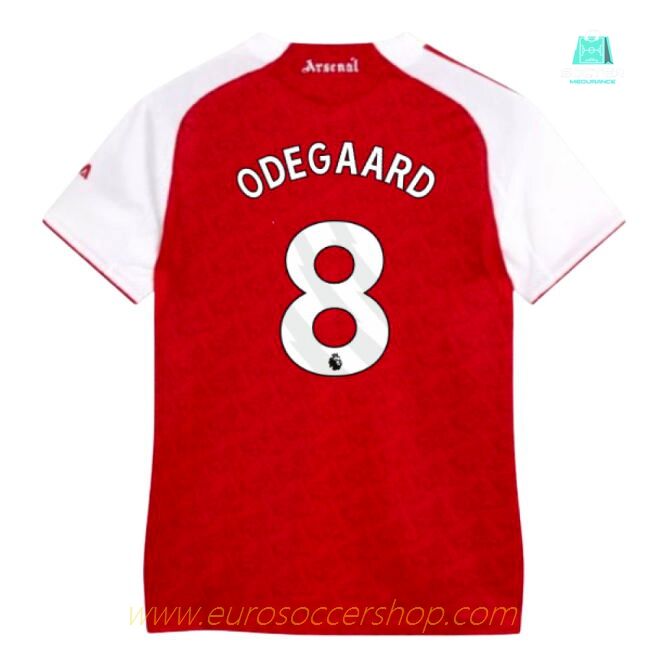 2025-2026 Arsenal Authentic Home Shirt (Womens) (Odegaard 8)