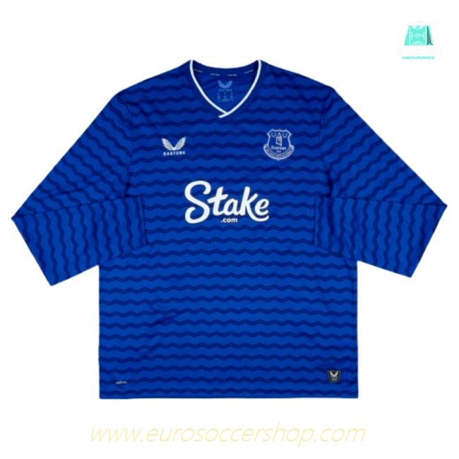 2025-2026 Everton Home Long Sleeve Shirt (Baines 3)