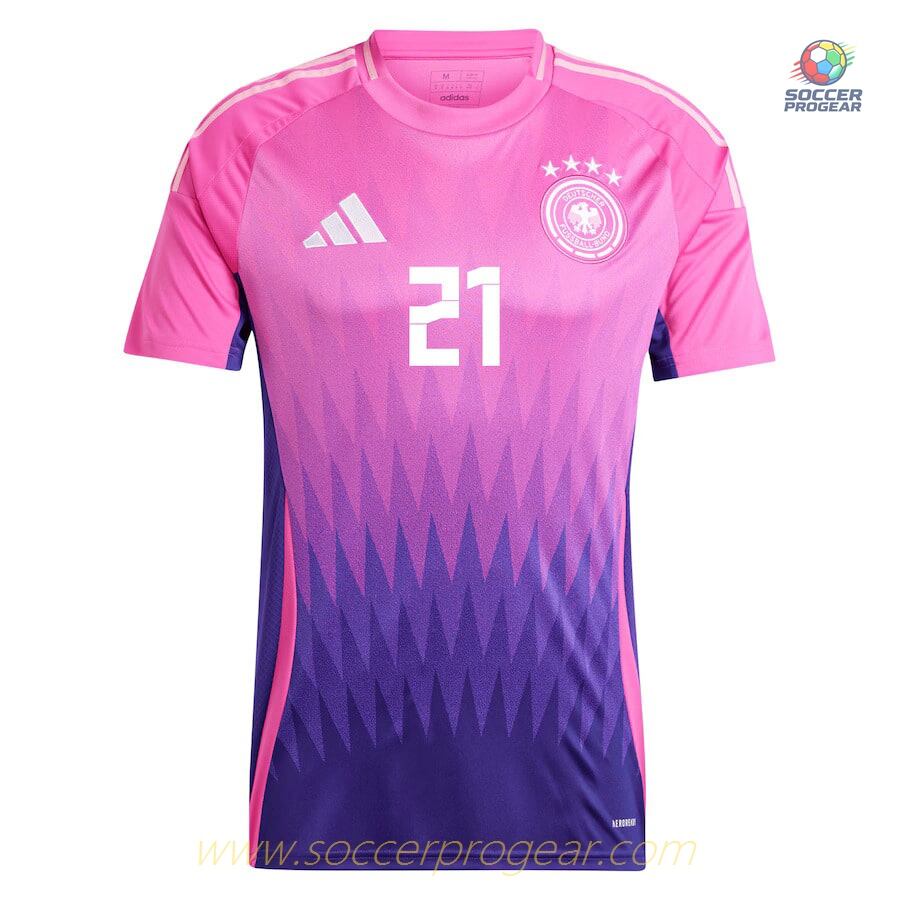 Germany Away Kids Soccer Uniform Team Jersey 2024-2025 Collection Season Gundogan