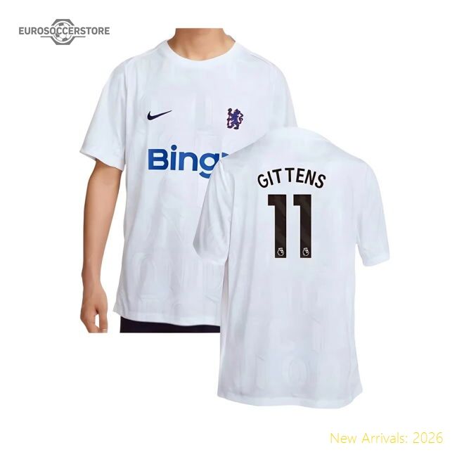 Authentic 2025-2026 Chelsea Academy Pro Pre-match Football Top