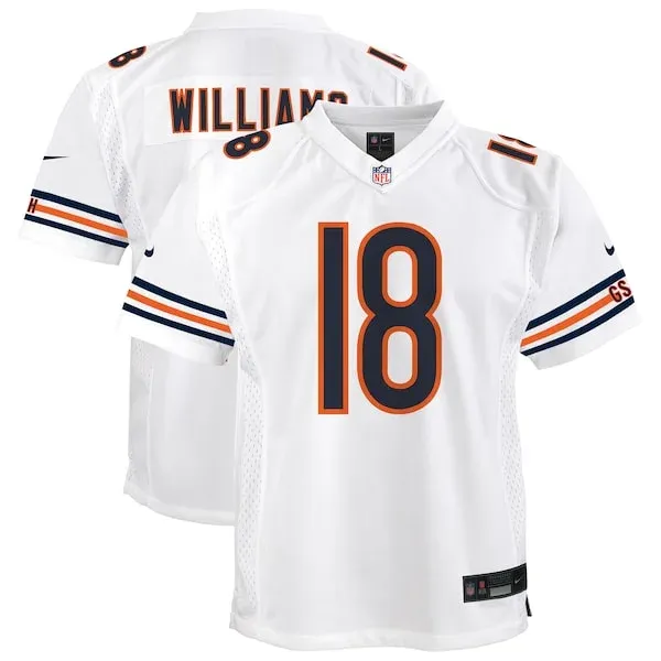 None Caleb Williams Game Jersey - White | NFL Player Jersey | NFL Foot