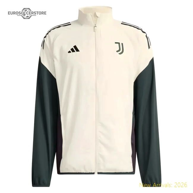 High-quality 2025-2026 Bianconeri Eu Presentation Fan Jacket (ecru