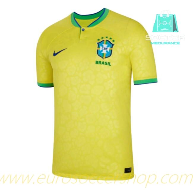 2022-2023 High Quality Seleção Brasileira Home Kit (L.PAQUETA 7)