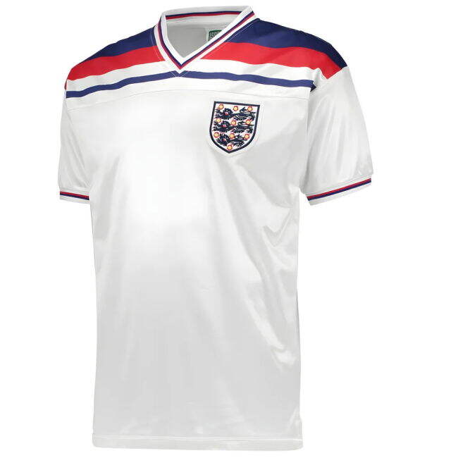 Score Draw England World Cup 1982 Home Shirt (Hoddle 9)