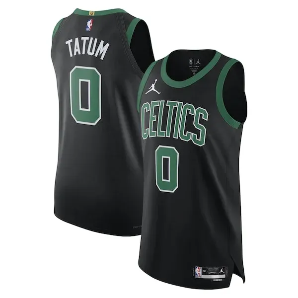 Jayson Tatum BOS Authentic Jersey - retro Basketball - Black