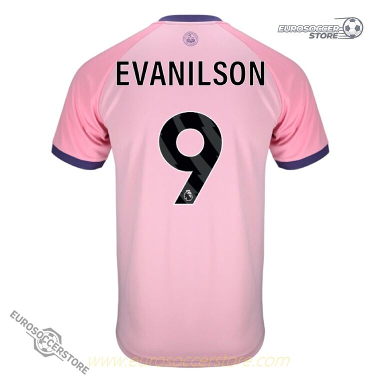 Evanilson's Number 9 Third Jersey for Bournemouth in the 25-26 Season