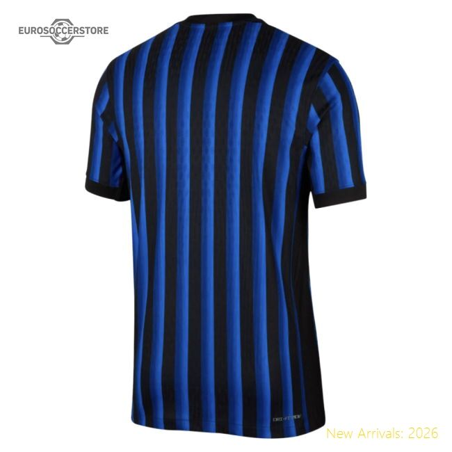 Outstanding 2025-2026 Inter Milan Home Authentic Dri-fit Adv Shirt