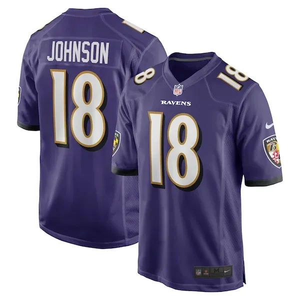 Baltimore Ravens Game NFL Jersey - Purple | Pro-Level Football Apparel