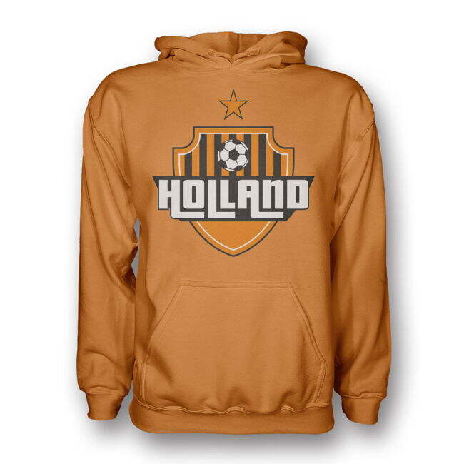 Holland Country Logo Hoody (Orange) - Kids Performance Holland