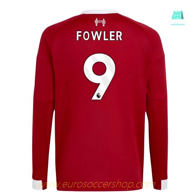 2025-2026 Liverpool Long Sleeve Home Shirt (Kids) (Fowler 9)