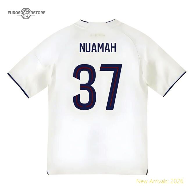 Fan-Favorite 2025-2026 Olympique Lyon Home Shirt (Kids) (Nuamah 37)