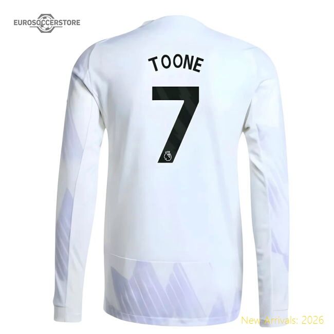 Premium 2025-2026 Man Utd Authentic Long Sleeve Away Shirt (toone 7