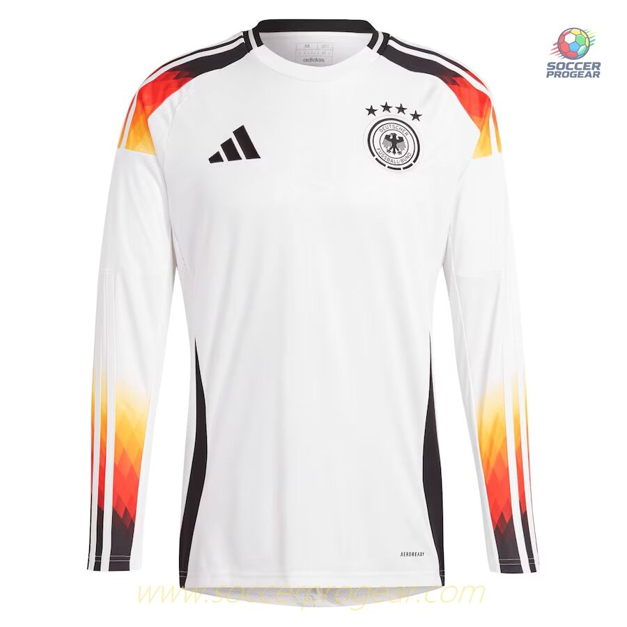 Germany Home Team Football Jersey 2024-2025 Edition Season Long Sleeve