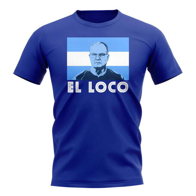 Climate-Control Championship Marcelo Bielsa El Loco T-Shirt (Royal)