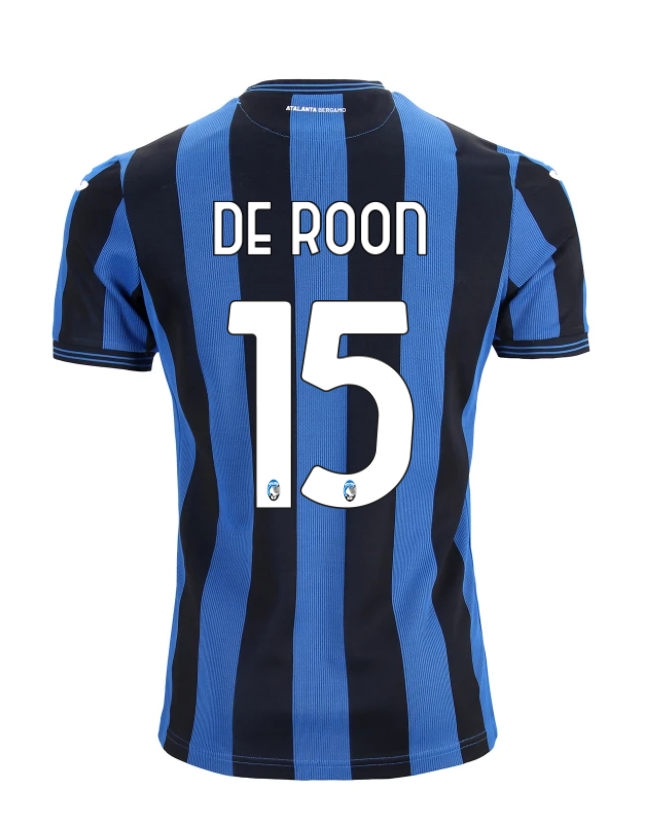 Atalanta's 24-25 Home Jersey DE ROON 15