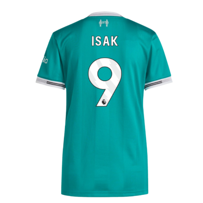 classic 2025-2026 Liverpool Authentic Third Shirt (Womens) (Isak 9)