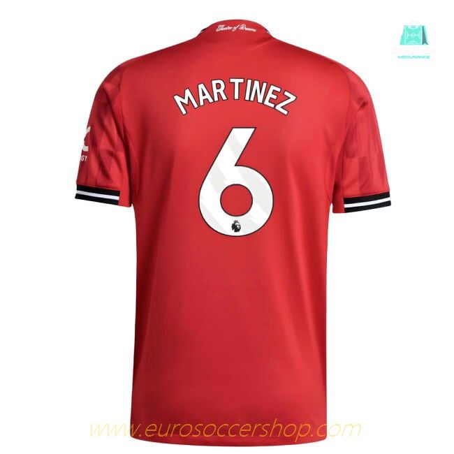 2025-2026 Man Utd Authentic Home Shirt (Martinez 6)