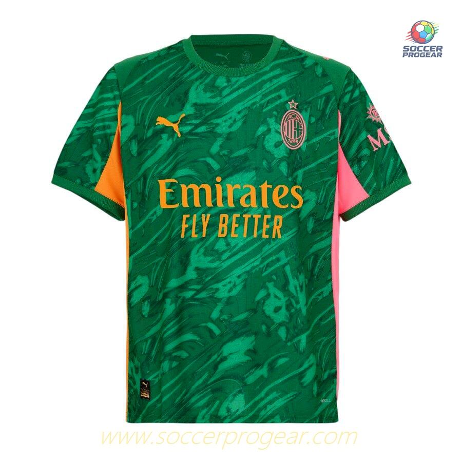 AC Milan Youth Third Football Jersey Football Jersey 2025/26 Collection Goalkeeper