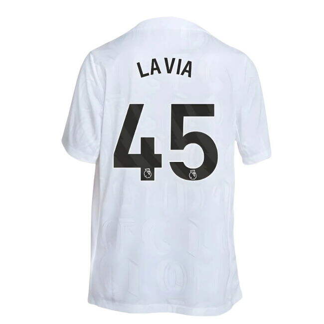 2025-2026 Chelsea Academy Pro Pre-Match Football Top (White) (Lavia 45)
