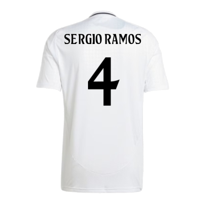 Camiseta Real Madrid Hombres Local 2024-2025 - Alta Calidad - Ramos 4