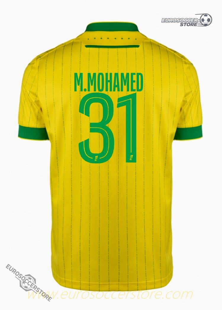 M.MOHAMED's FC Nantes Home Jersey 31 for the 25-26 Season
